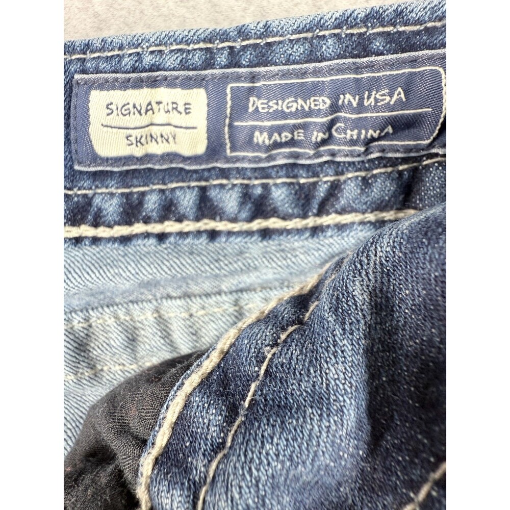 MISS ME Womens Jeans Size 30 (Fits 31 x 30)  Signature Skinny Cross Bling - Picture 7 of 15